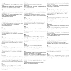 Tenda Familiare a Cabina 6 Persone Arancione Impermeabile 94547