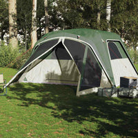 Tenda da Campeggio a Cupola per 6 Persone Verde Impermeabile 94548