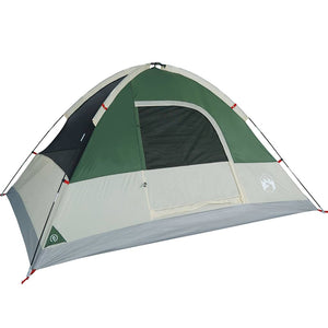 Tenda da Campeggio a Cupola per 6 Persone Verde Impermeabile 94551