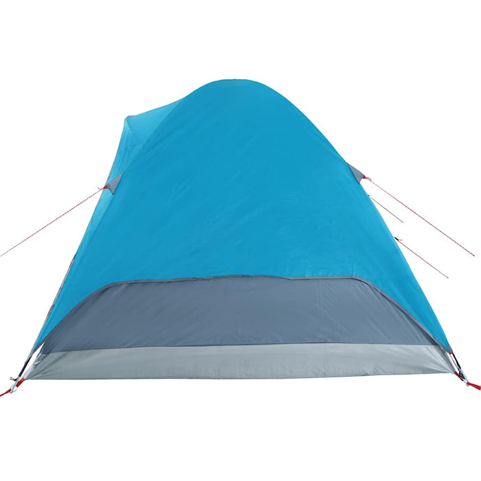 Tenda da Campeggio a Cupola per 4 Persone Blu Impermeabile 94552