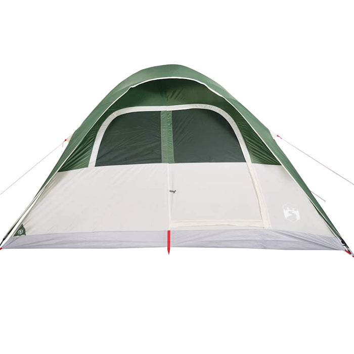 Tenda da Campeggio a Cupola per 6 Persone Verde Impermeabile