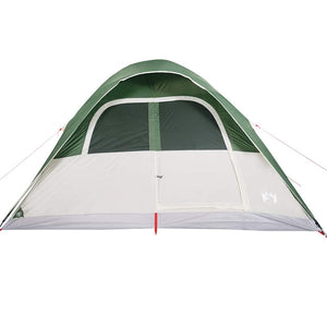 Tenda da Campeggio a Cupola per 6 Persone Verde Impermeabile 94555