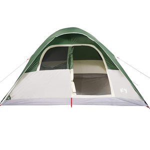 Tenda da Campeggio a Cupola per 6 Persone Verde Impermeabile 94555