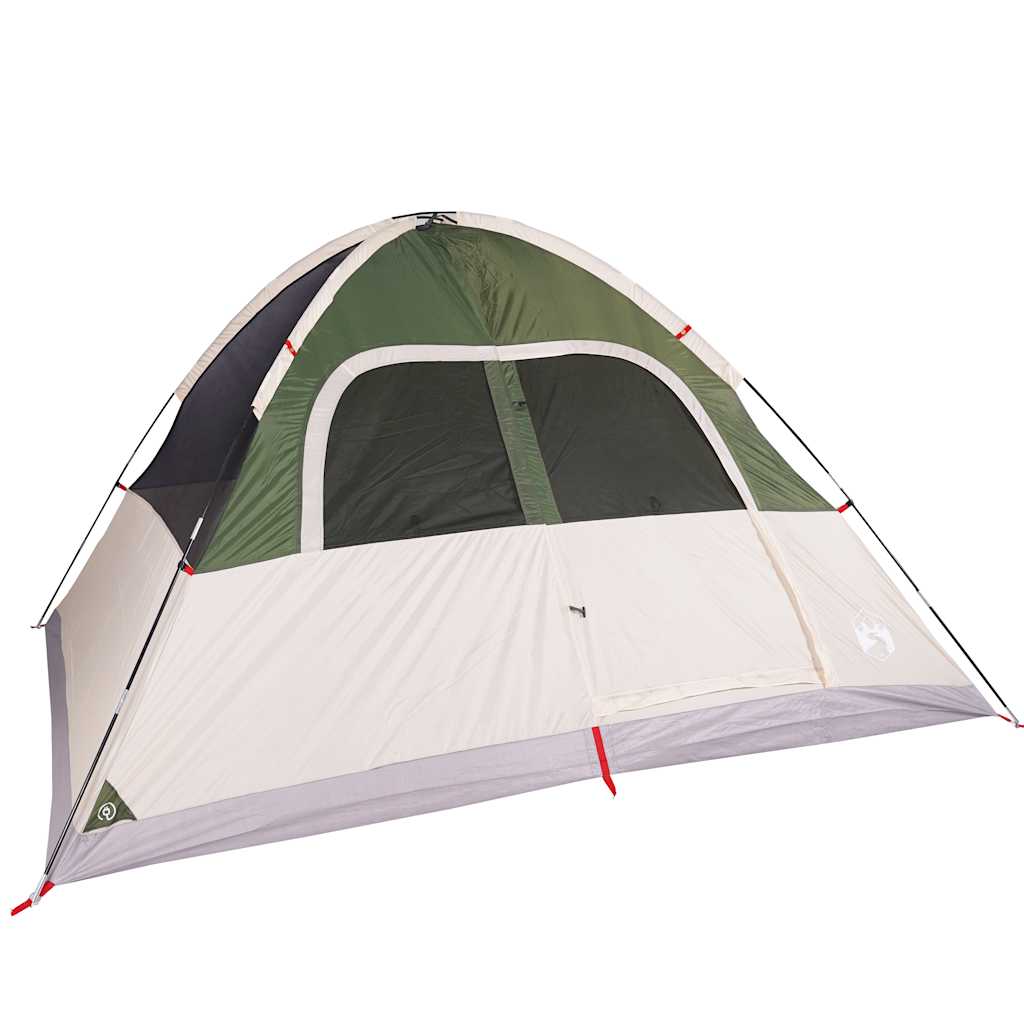 Tenda da Campeggio a Cupola per 6 Persone Verde Impermeabile 94555