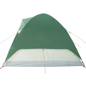 Tenda da Campeggio a Cupola per 6 Persone Verde Impermeabile 94555