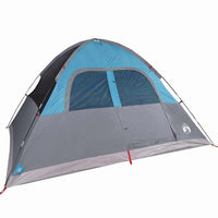 Tenda da Campeggio a Cupola per 4 Persone Blu Impermeabile 94556