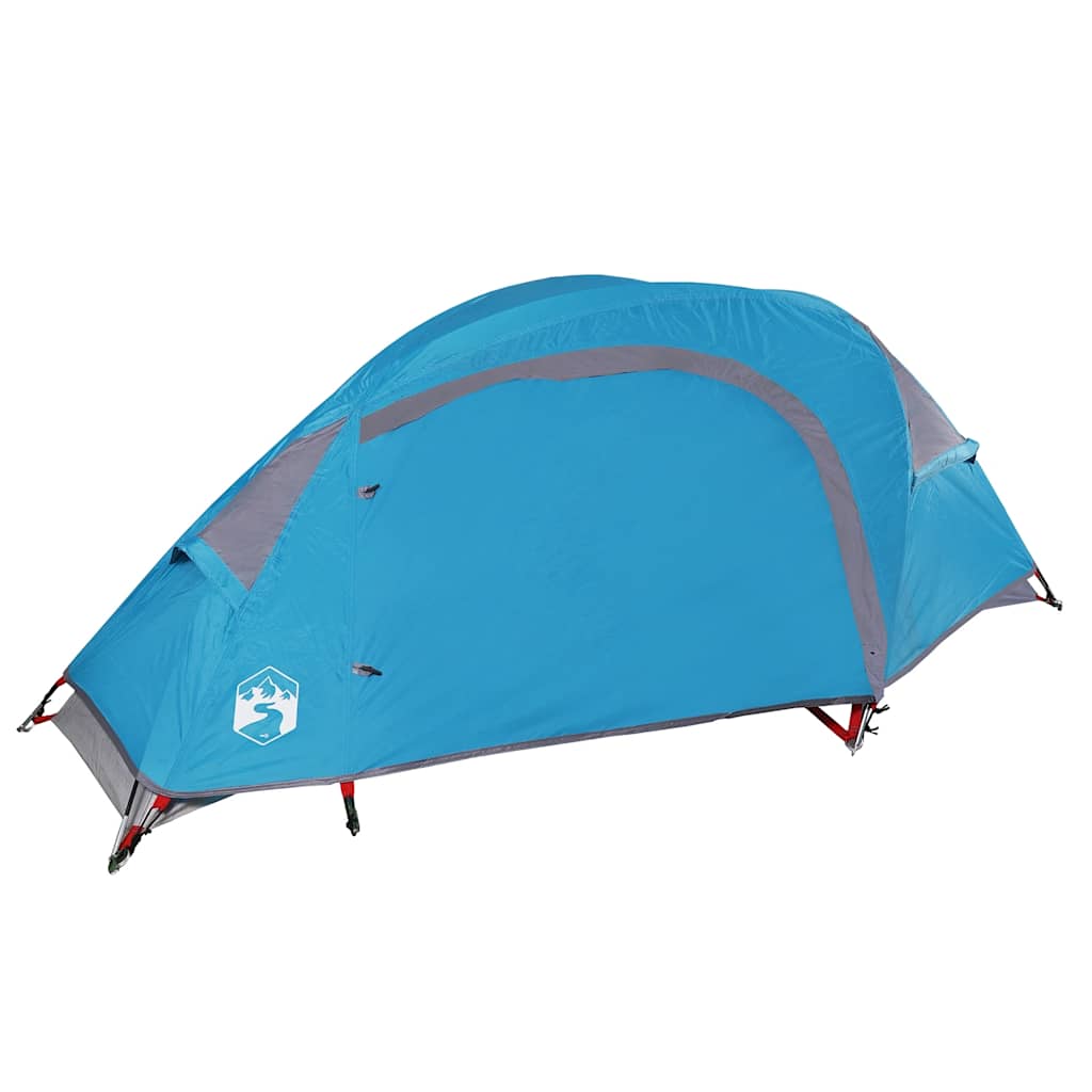 Tenda da Campeggio a Cupola per 1 Persona Blu Impermeabile 94560