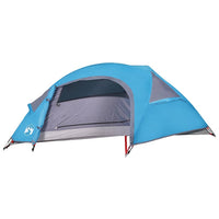 Tenda da Campeggio a Cupola per 1 Persona Blu Impermeabile 94560