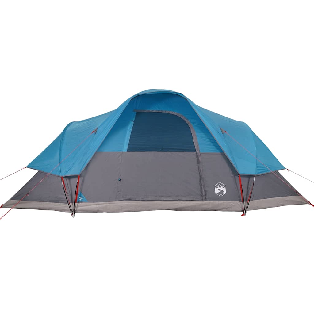 Tenda da Campeggio a Cupola per 9 Persone Blu Impermeabile 94564