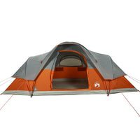 Tenda Familiare a Cupola 9 Persone Arancione Impermeabile 94565