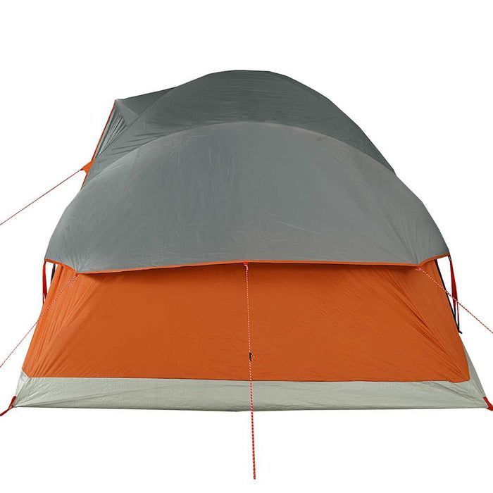 Tenda Familiare a Cupola 9 Persone Arancione Impermeabile 94565