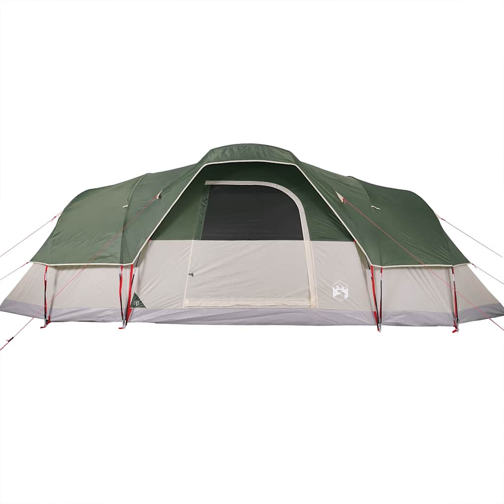 Tenda Familiare a Cupola per 11 Persone Verde Impermeabile 94566