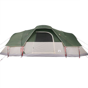 Tenda Familiare a Cupola per 11 Persone Verde Impermeabile 94566