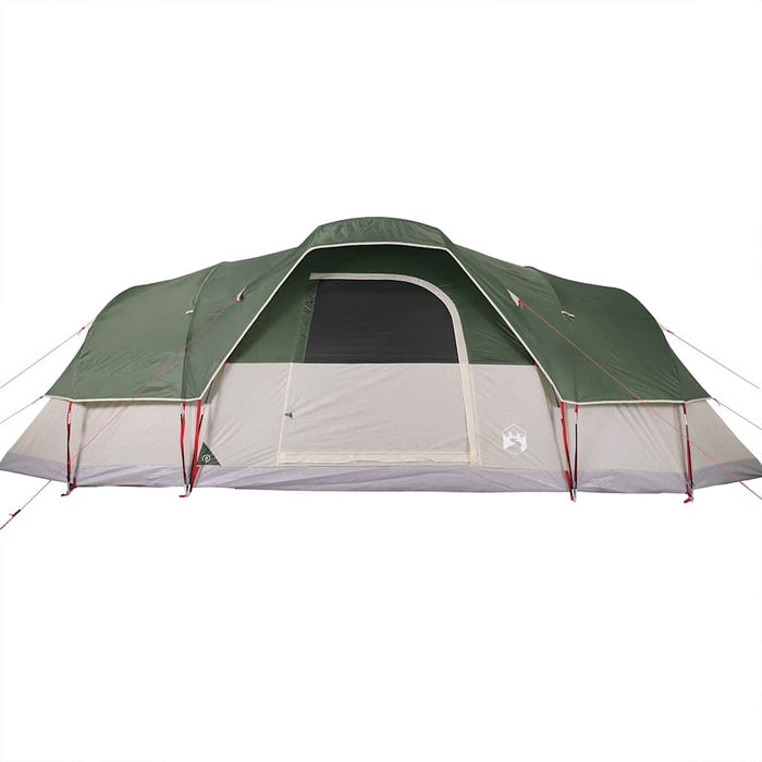 Tenda Familiare a Cupola per 11 Persone Verde Impermeabile 94566