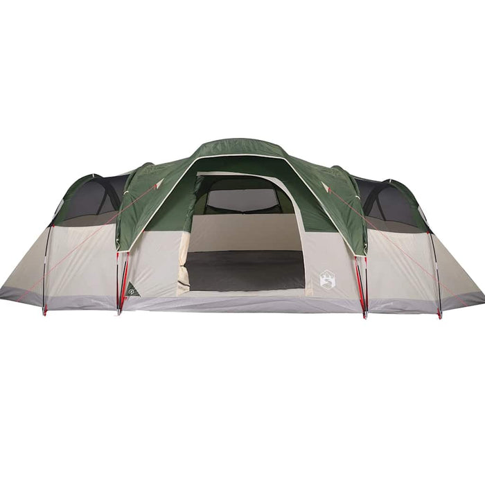 Tenda Familiare a Cupola per 11 Persone Verde Impermeabile 94566