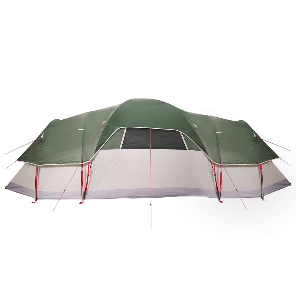Tenda Familiare a Cupola per 11 Persone Verde Impermeabile 94566