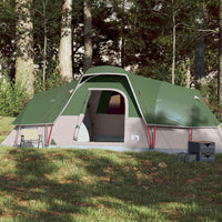 Tenda Familiare a Cupola per 11 Persone Verde Impermeabile 94566