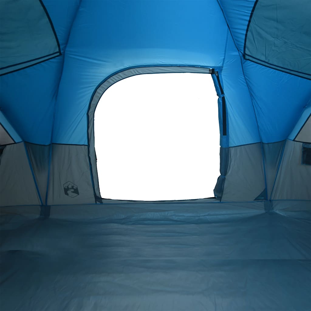 Tenda Familiare a Cupola per 11 Persone Blu Impermeabile