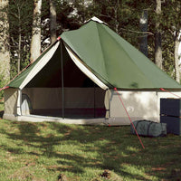 Tenda Familiare Tipi per 6 Persone Verde Impermeabile 94585