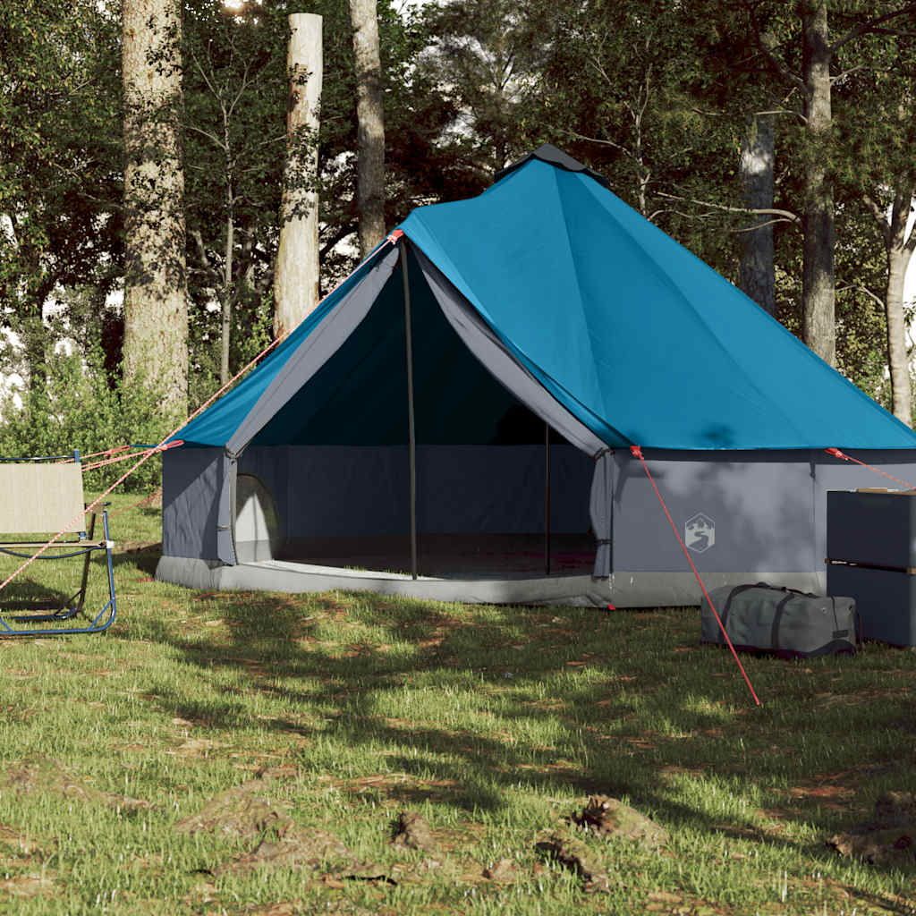 Tenda Familiare Tipi per 6 Persone Blu Impermeabile