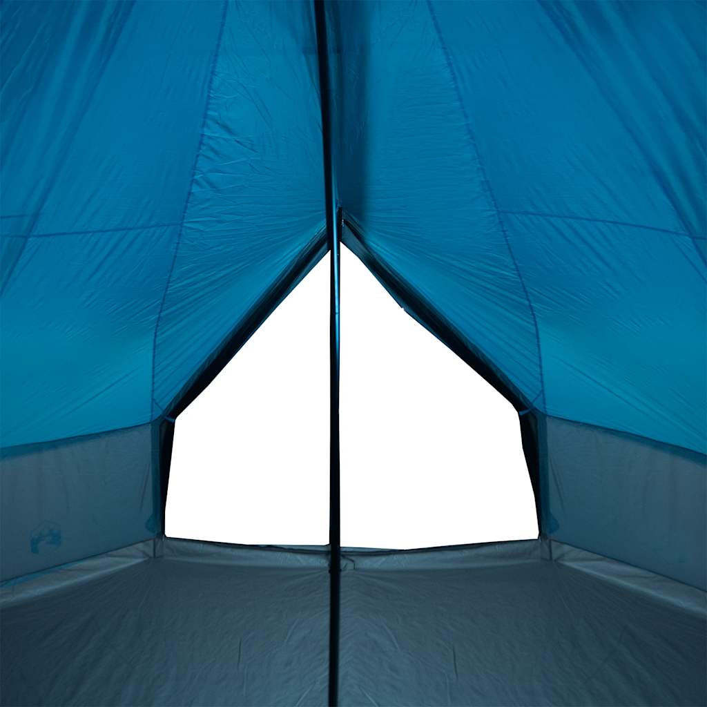 Tenda Familiare Tipi per 6 Persone Blu Impermeabile