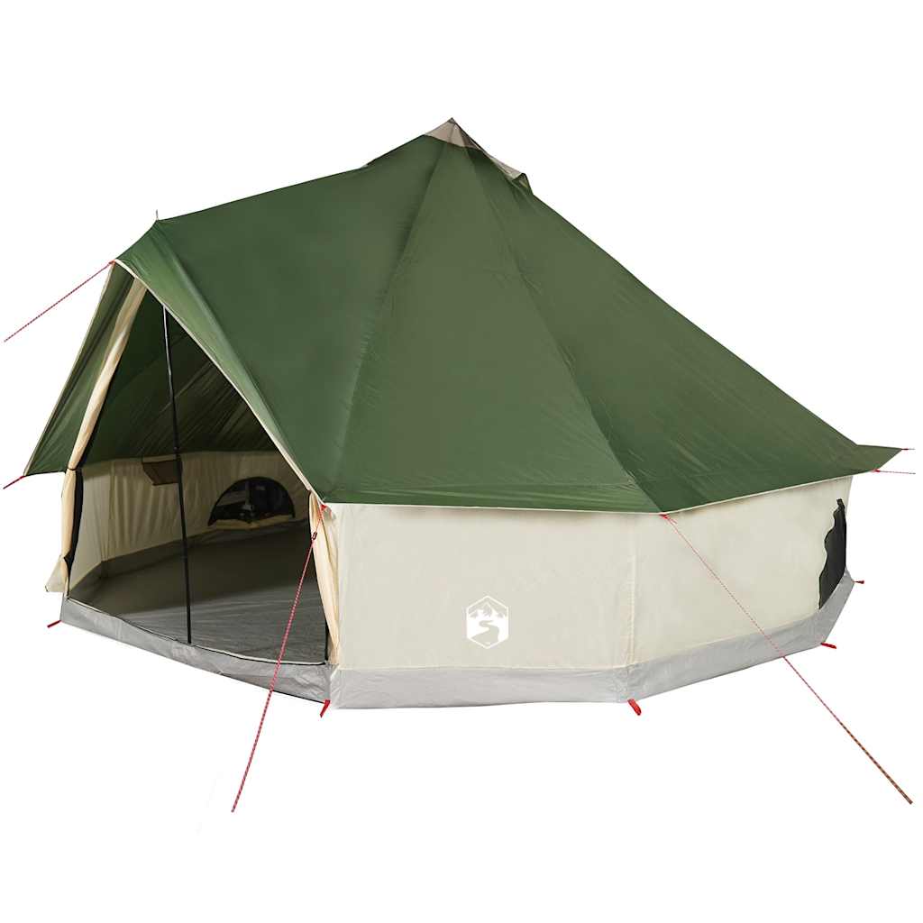 Tenda Familiare Tipi per 8 Persone Verde Impermeabile