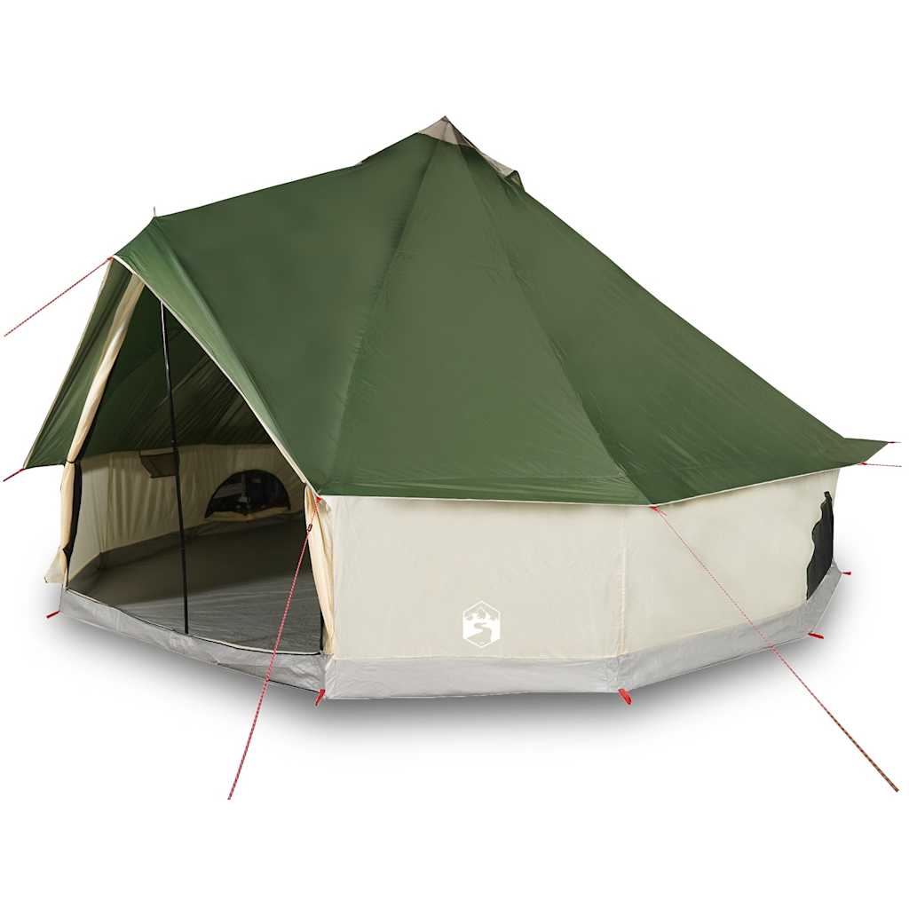 Tenda Familiare Tipi per 8 Persone Verde Impermeabile