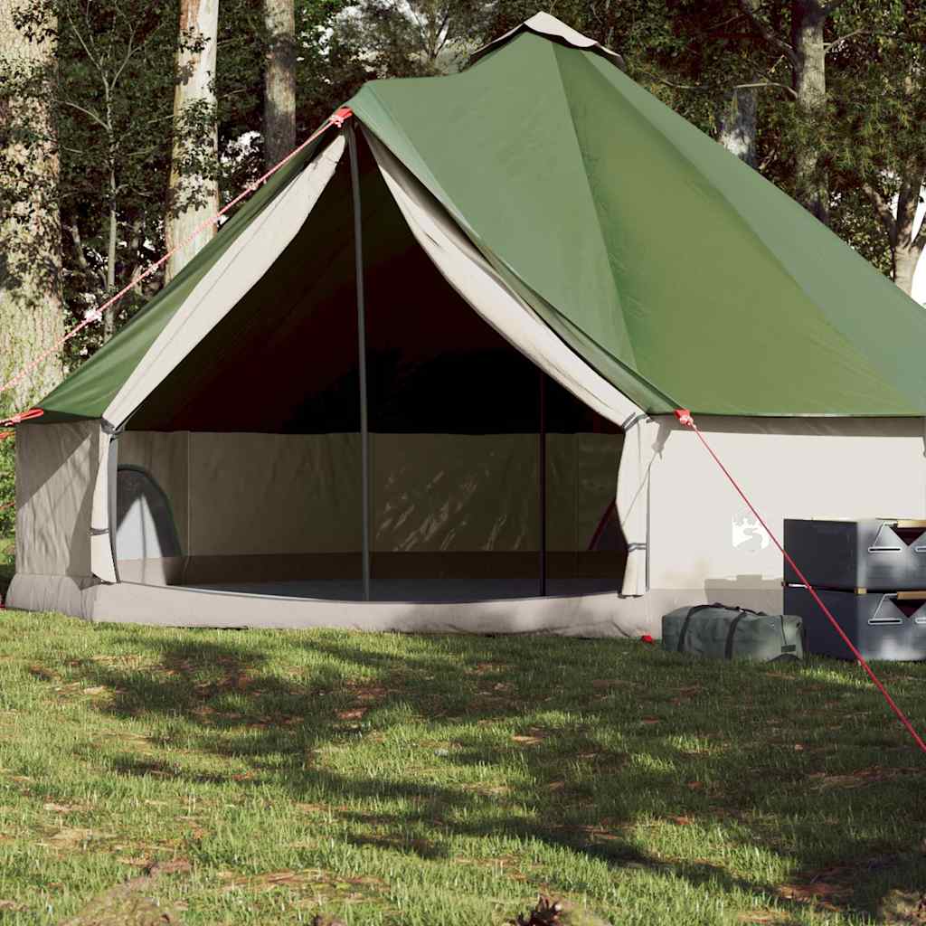 Tenda Familiare Tipi per 8 Persone Verde Impermeabile