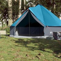 Tenda Familiare Tipi per 8 Persone Blu Impermeabile