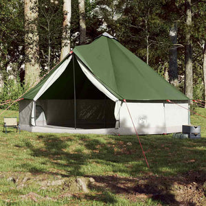 Tenda Familiare Tipi per 12 Persone Verde Impermeabile 94591