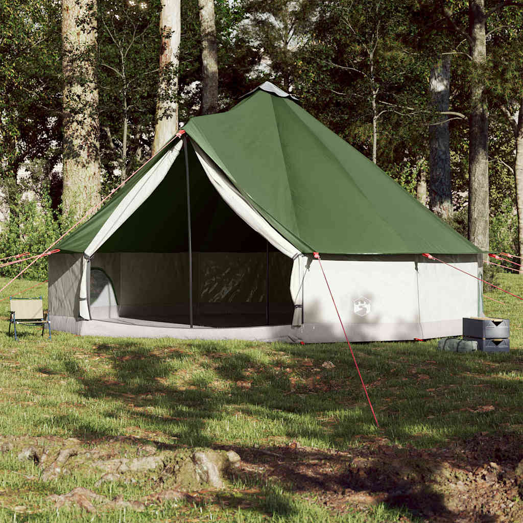 Tenda Familiare Tipi per 12 Persone Verde Impermeabile
