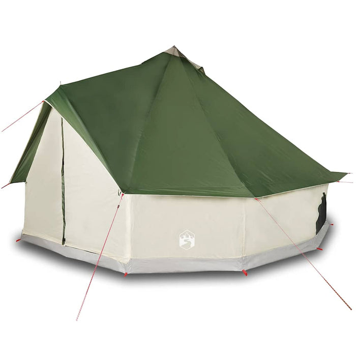 Tenda Familiare Tipi per 12 Persone Verde Impermeabile 94591