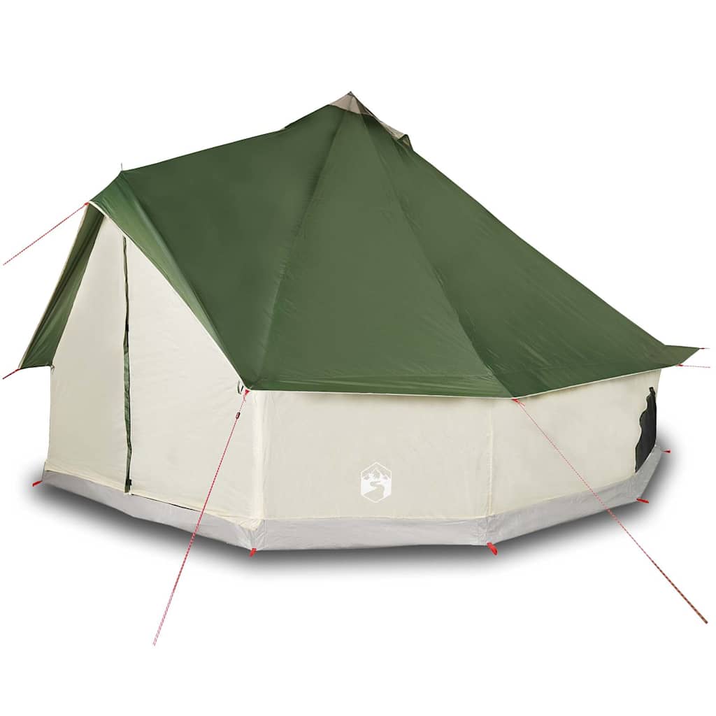 Tenda Familiare Tipi per 12 Persone Verde Impermeabile