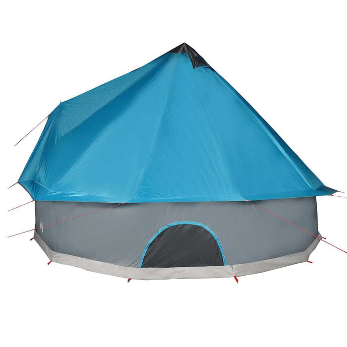 Tenda Familiare Tipi per 10 Persone Blu Impermeabile 94595