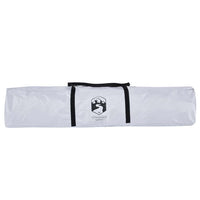 Tenda Campeggio a Tunnel 2 Persone Bianca Tessuto Impermeabile