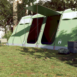 Tenda Familiare a Tunnel per 8 Persone Verde Impermeabile 94616