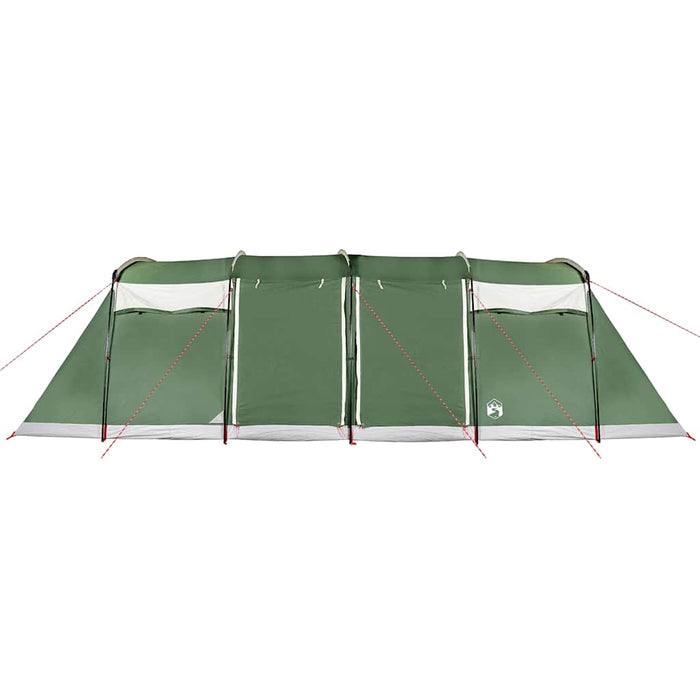 Tenda Familiare a Tunnel per 8 Persone Verde Impermeabile 94616