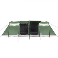Tenda Familiare a Tunnel per 8 Persone Verde Impermeabile 94616
