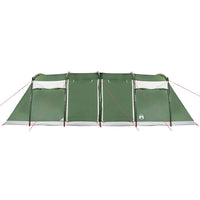 Tenda Familiare a Tunnel per 10 Persone Verde Impermeabile 94619