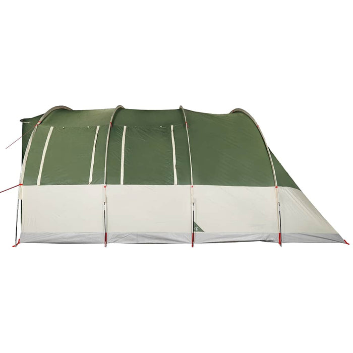 Tenda Familiare a Tunnel per 7 Persone Verde Impermeabile 94625