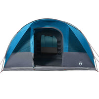 Tenda Familiare a Tunnel per 7 Persone Blu Impermeabile 94626