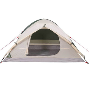 Tenda da Campeggio a Cupola per 2 Persone Verde Impermeabile
