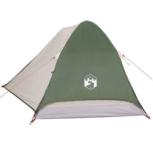 Tenda da Campeggio a Cupola per 2 Persone Verde Impermeabile 94643