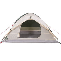 Tenda da Campeggio a Cupola per 4 Persone Verde Impermeabile 94646