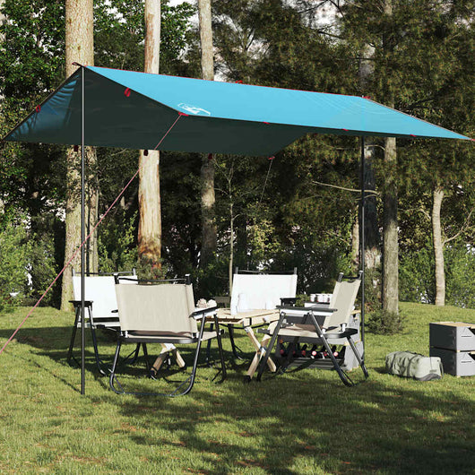 Telone da Campeggio Blu 360x294 cm Impermeabile 94659