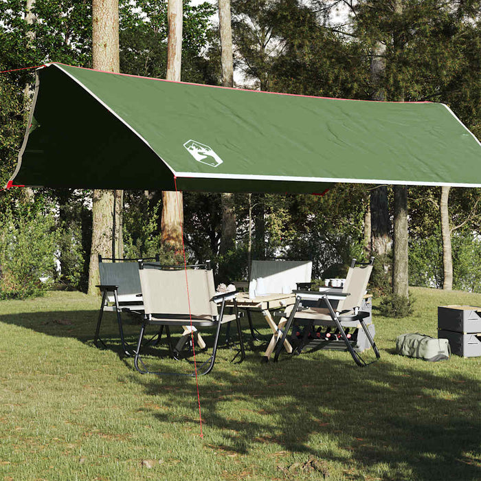 Telone da Campeggio Verde 500x294 cm Impermeabile