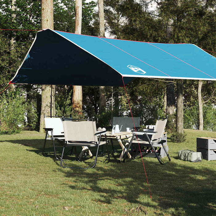 Telone da Campeggio Blu 420x440 cm Impermeabile 94674
