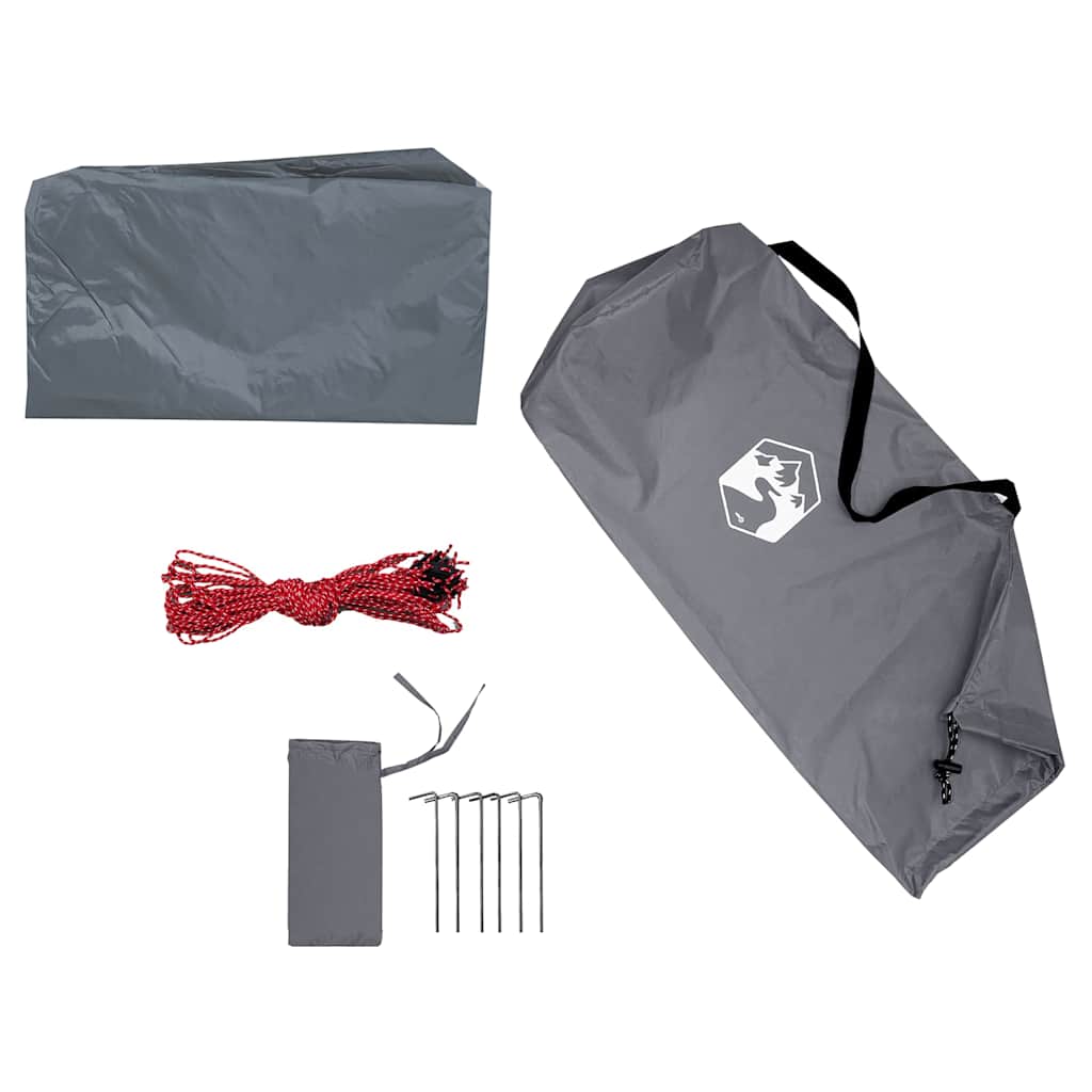 Telone da Campeggio Grigio/Arancione 420x440 cm Impermeabile 94678