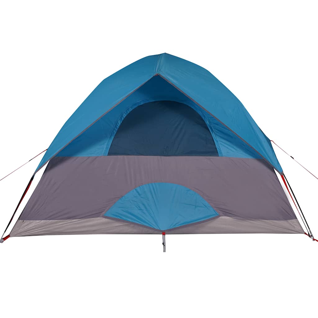 Tenda da Campeggio a Cupola per 2 Persone Blu Impermeabile
