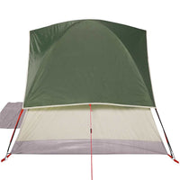 Tenda da Campeggio a Cupola per 3 Persone Verde Impermeabile
